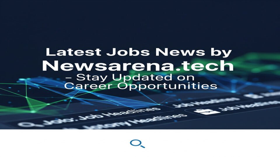 Latest Jobs News by Newsarena.tech