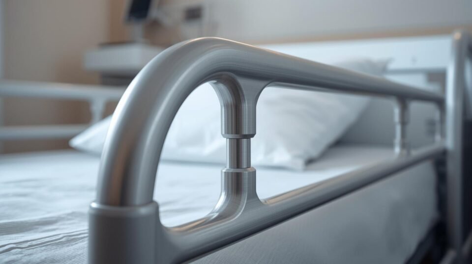 Hospital bed rails